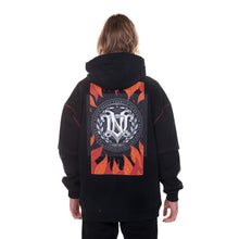 Carica l&#39;immagine nel visualizzatore di Gallery, Dolly Noire Autunno Hoodie Double Sleeves Over Felpa sw010-sl 01 Black - XS
