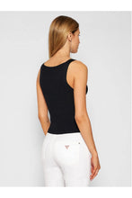 Carica l&#39;immagine nel visualizzatore di Gallery, Guess Top A Costine con Allacciatura W1GR71Z2U0-JBLK Black Nero M
