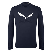 Carica l&#39;immagine nel visualizzatore di Gallery, SALEWA Solidlogo Dry M L/S Tee T-Shirt Uomo
