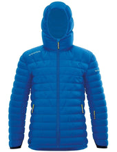 Carica l&#39;immagine nel visualizzatore di Gallery, CAMP nivix light jacket 2.0 uomo 3306 colore blu piumino con imbottitura in piuma giacca leggera e calda ideale per alpinismo sci alpino trekking e tempo libero
