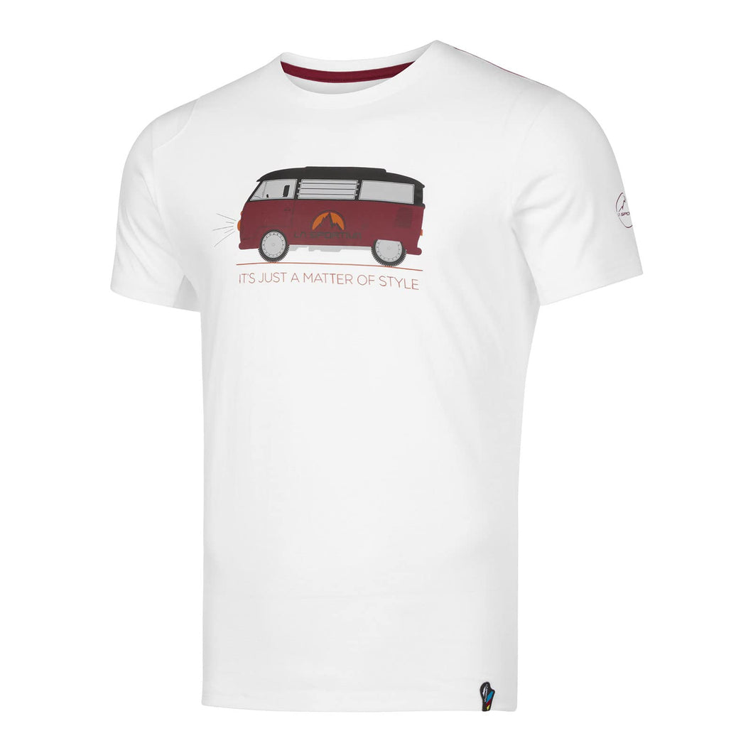 LA SPORTIVA H47000320 Van T-Shirt White Sangria