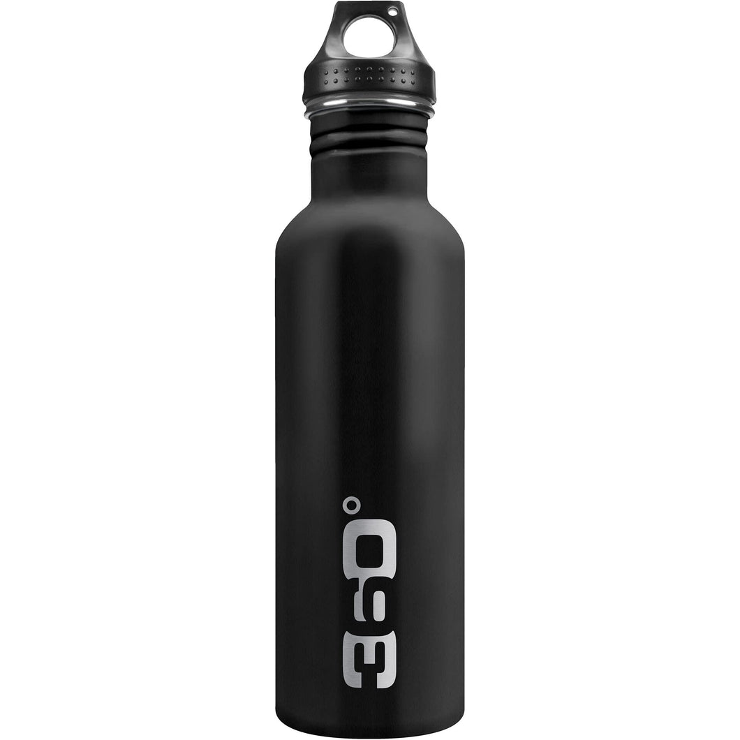 360 DEGREES Trinkflasche 360SSB550MTBK, Erwachsene, Unisex, mattschwarz (schwarz), 550 ml
