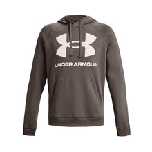 Carica l&#39;immagine nel visualizzatore di Gallery, Under Armour Felpa con Cappuccio da Uomo UA Rival Fleece Big Logo Top in Pile
