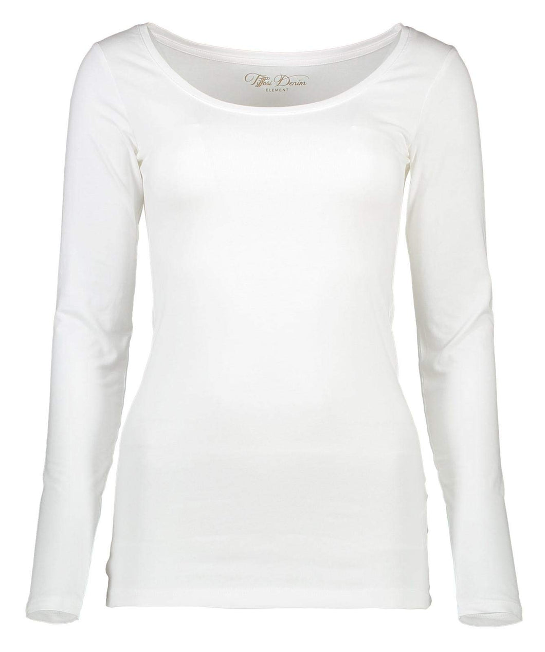 Tiffosi t-Shirt in Cotone Manica Lunga, Leggera, No Stampa