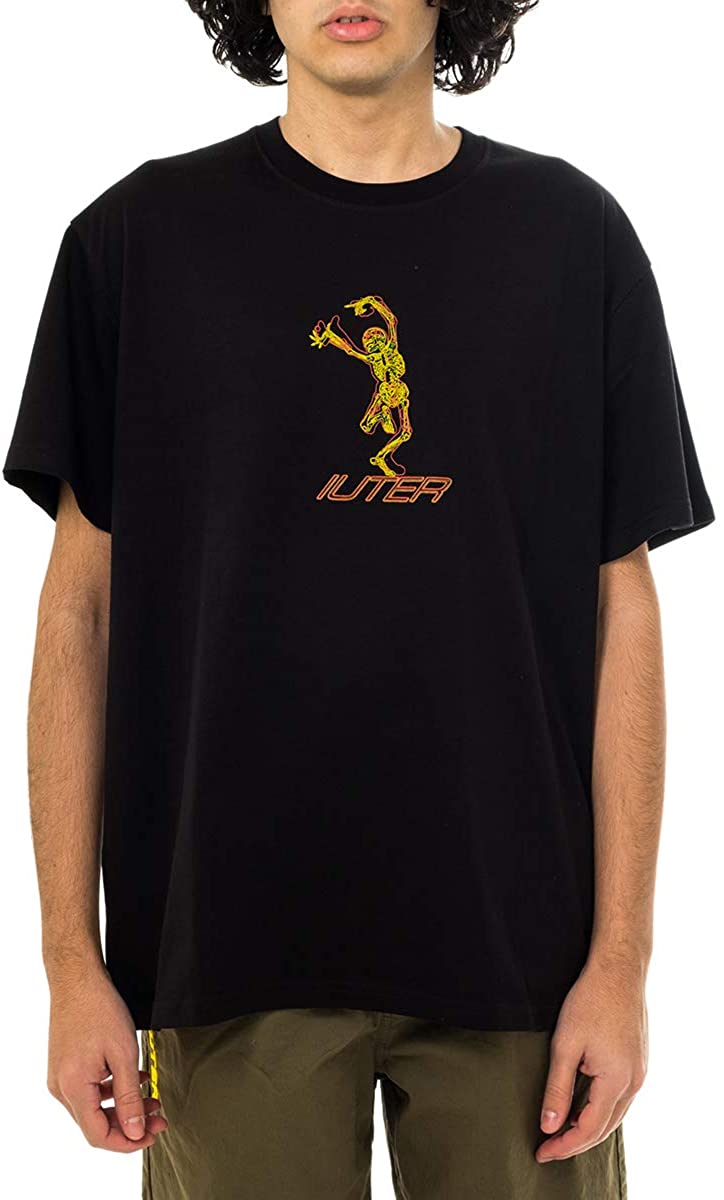 Iuter T-Shirt Modello Skeleton 21SITS40 Black Nero