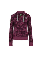 Carica l&#39;immagine nel visualizzatore di Gallery, E9 Enove Zeb Felpa Donna con Zip e Cappuccio Magenta
