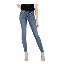 Carica l&#39;immagine nel visualizzatore di Gallery, Guess Donna Pantaloni Jeans 5 Tasche Curve X W2YAJ2D4Q02 44 Blu CARRIE MID. CMD1
