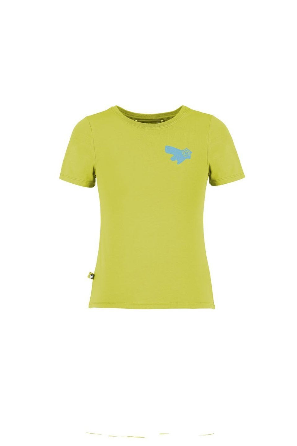 E9 Enove B One - T-shirt bambino con stampa logo LIME Gialla/Verde
