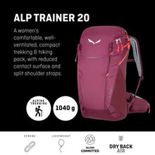 Carica l&#39;immagine nel visualizzatore di Gallery, SALEWA Alp Trainer 20l W Backpack Zaino Unisex - Adulto (Pacco da 1)
