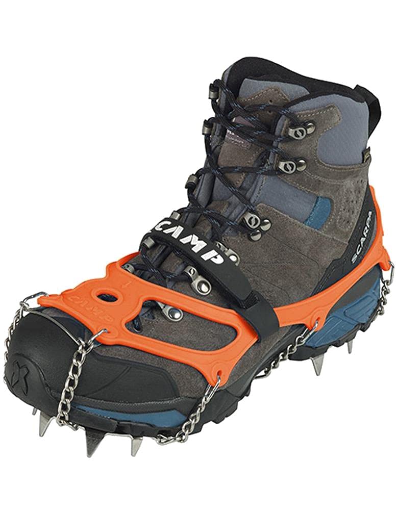 Camp Ice Master Evo 3172 Colore Arancione Taglia 39-41 ramponcino Leggero Ideale per Winter Running e Trekking 13 Punte Acciaio Inossidabile Custodia Rigida