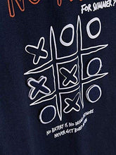 Carica l&#39;immagine nel visualizzatore di Gallery, Tiffosi Malik 10027485 T-Shirt Bambino Blu No Plans Tris con Applicazioni
