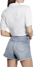 Carica l&#39;immagine nel visualizzatore di Gallery, GUESS Camicia Donna Bowed June Shirt Bianco ES23GU71 W3GH71WE2Q0
