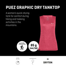 Carica l&#39;immagine nel visualizzatore di Gallery, SALEWA Puez Graphic Dry W Tank PUEZ GRAPHIC DRY W TANK Donna
