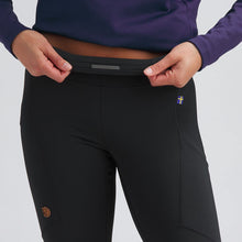 Carica l&#39;immagine nel visualizzatore di Gallery, Fjällräven Abisko Tights W Leggings, Nero, XS Donna
