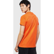 Carica l&#39;immagine nel visualizzatore di Gallery, Diesel Diego S1 T-Shirt Logo Uomo in Cotone Orange (XXL)
