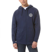Carica l&#39;immagine nel visualizzatore di Gallery, Vans Felpa Uomo Zip e Cappuccio Side Stripe Blu (S)
