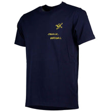 Carica l&#39;immagine nel visualizzatore di Gallery, Franklin &amp; Marshall Jersey Round Neck T-Shirt Uomo Blu Navy Cotone
