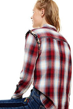 Carica l&#39;immagine nel visualizzatore di Gallery, Desigual Cam Cristina 17WWCW15 Long-sleeved checked shirt
