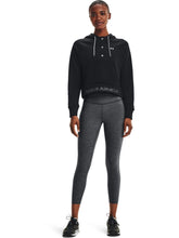 Carica l&#39;immagine nel visualizzatore di Gallery, Under Armour Fleece Women&#39;s Mesh Hoodie-Black-S
