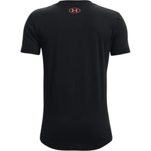 Carica l&#39;immagine nel visualizzatore di Gallery, Under Armour Boys&#39; Sportstyle Logo Short-Sleeve T-Shirt , Black (002)/Beta , Youth X-Small
