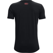 Carica l&#39;immagine nel visualizzatore di Gallery, Under Armour Boys&#39; Sportstyle Logo Short-Sleeve T-Shirt , Black (002)/Beta , Youth Large
