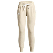 Carica l&#39;immagine nel visualizzatore di Gallery, Under Armour Rival Fleece Joggers 1356416-783, Womens Trousers, Beige, L EU
