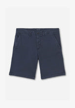 Carica l&#39;immagine nel visualizzatore di Gallery, N S North Sails Gabardine Bermuda - Shorts da Uomo C.Duke 672425 Blu Navy Lavato Effetto Vintage…
