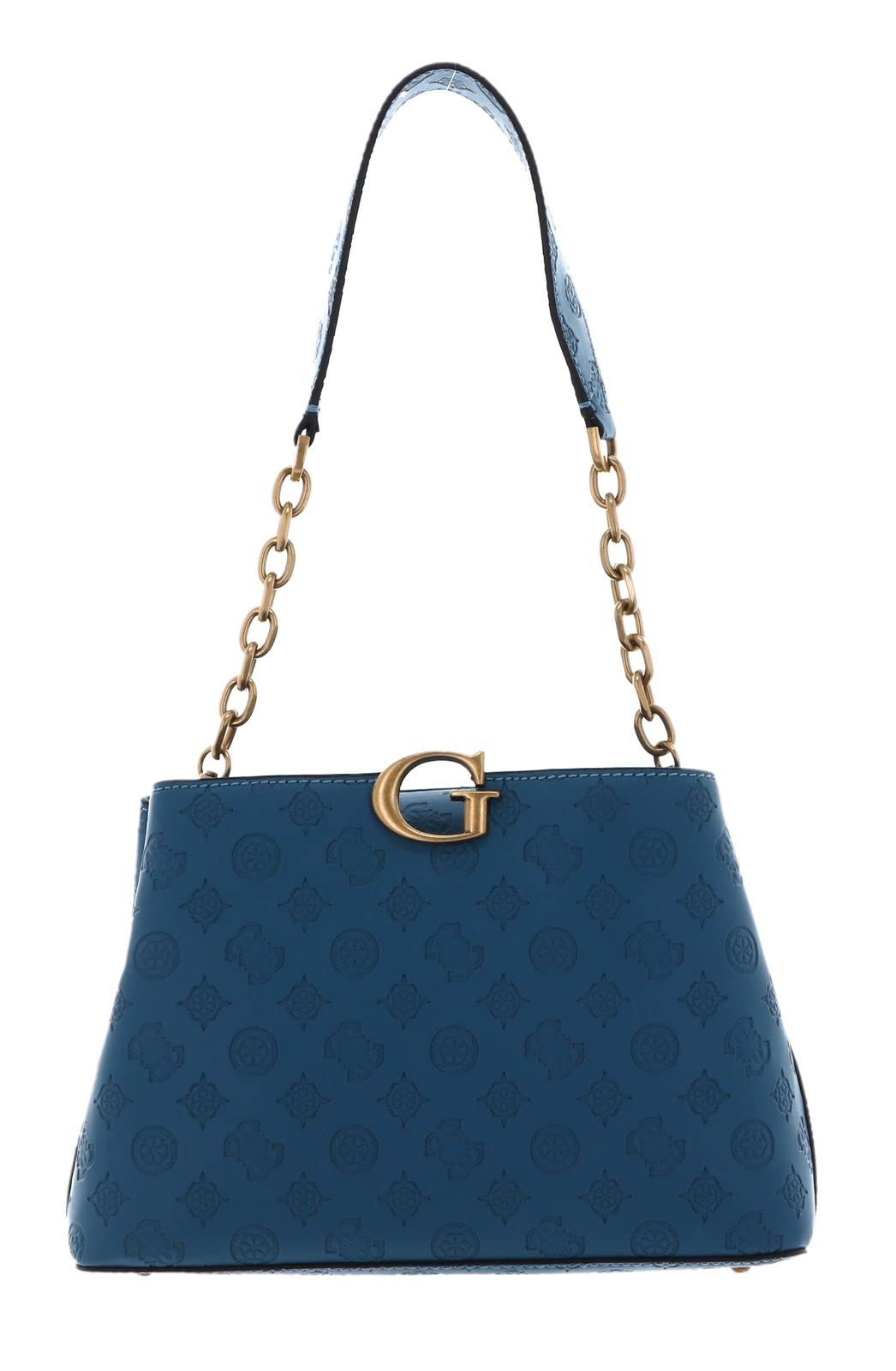 Guess Vibe Girlfriend Shoulderbag Teal Logo