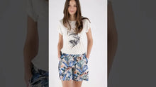 Carica l&#39;immagine nel visualizzatore di Gallery, FREDDY - T-Shirt in Jersey Viscosa con Stampa Floreale, Floreal, Small
