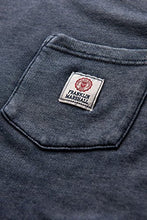 Carica l&#39;immagine nel visualizzatore di Gallery, Franklin and Marshall Fleece Fleece Round Neck Long Navy Felpa Girocollo e Taschino
