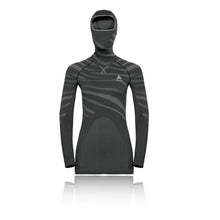 Carica l&#39;immagine nel visualizzatore di Gallery, Odlo Suw with Facemask L/S Performance Blackcomb, Maglietta. Donna
