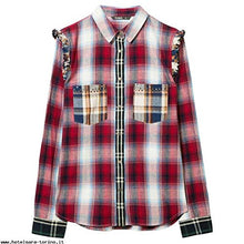 Carica l&#39;immagine nel visualizzatore di Gallery, Desigual Cam Cristina 17WWCW15 Long-sleeved checked shirt
