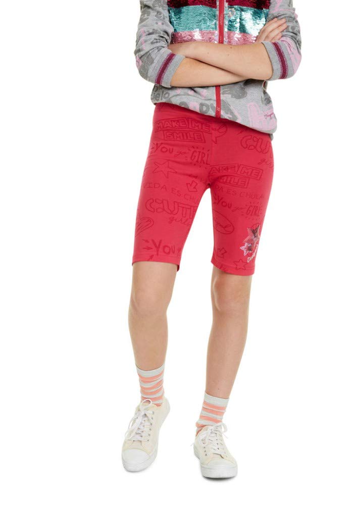 Desigual Legging Shortie Bambina 19SGKK06 Short Rose Rosa