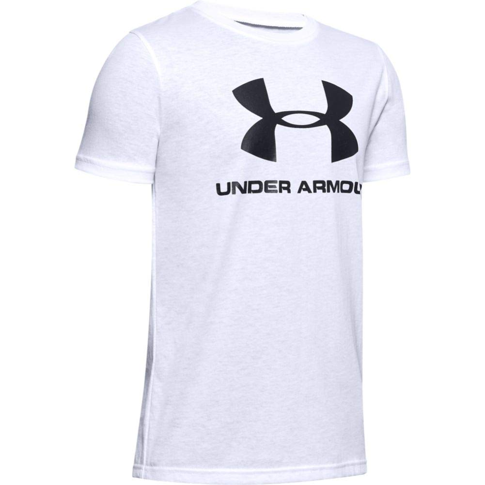 Under Armour Sportstyle Logo T-Shirt A Maniche Corte Manica Lunga Bambini e Ragazzi