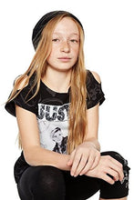 Carica l&#39;immagine nel visualizzatore di Gallery, Desigual Maglietta nera Justin Bieber TS POP
