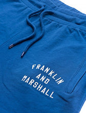Carica l&#39;immagine nel visualizzatore di Gallery, Franklin &amp; Marshall PANTALONI IN FELPA CON POLSINI COLORE BLUETTE Blu elettrico
