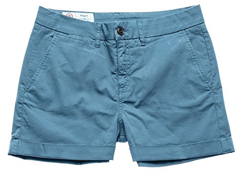 Franklin & Marshall SHORT STRETCH GABARDINE COLORE MARINE BLUE