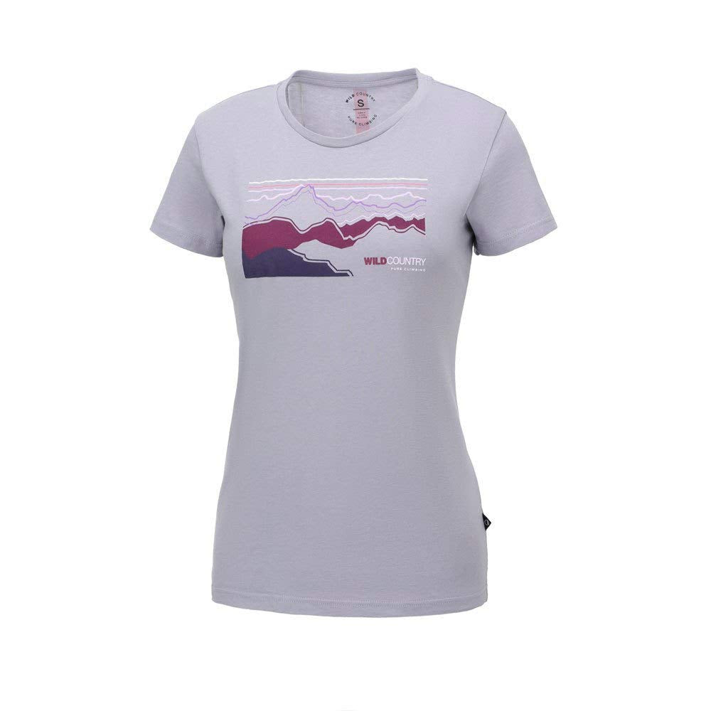 Wild Country Maglietta Stamina Graphic Donna, Viola, XS