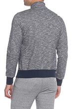 Carica l&#39;immagine nel visualizzatore di Gallery, Franklin &amp; Marshall Felpa Uomo in Cotone garzato, Senza Cappuccio, Zip Intera, Blu Melange, Taglia XXL
