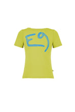 Carica l&#39;immagine nel visualizzatore di Gallery, E9 Enove B One - T-shirt bambino con stampa logo LIME Gialla/Verde
