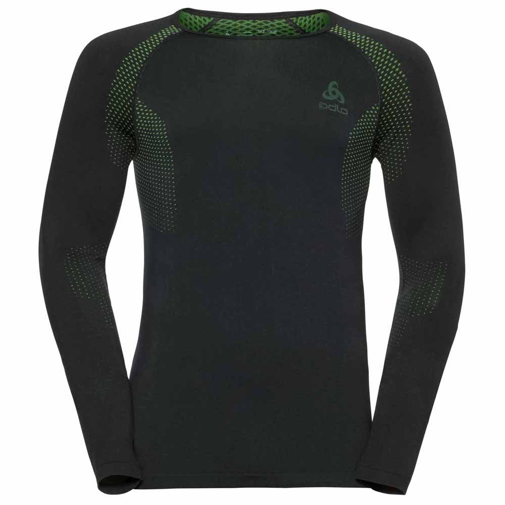 ODLO T-SHIRT MANICA LUNGA TERMICA 186172 (NERO, L)