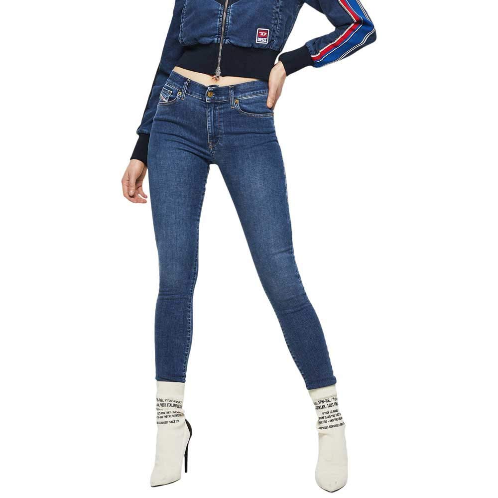 DIESEL D-Roisin Jeans Femmes Blu / 085ab - IT 42 (US 28/32) - Jeans Slim