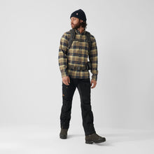 Carica l&#39;immagine nel visualizzatore di Gallery, Fjällräven Singi Heavy Flannel Shirt M Maglietta a Maniche Lunghe, Autumn Leaf-Dark Navy, L Uomo
