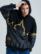 Carica l&#39;immagine nel visualizzatore di Gallery, Dolly Noire Bench San Pietro Hoodie Felpa Uomo sw083-sn 01 Black Gray (M)
