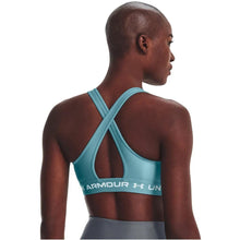 Carica l&#39;immagine nel visualizzatore di Gallery, Under Armour Crossback Mid Impact Sports Bra Reggiseno Sportivo Donna

