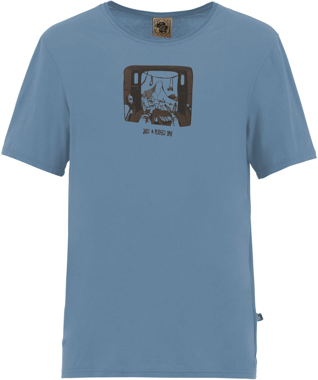 E9 Van T-Shirt Manica Corta Uomo Blu 2022 T-Shirt Manica Corta