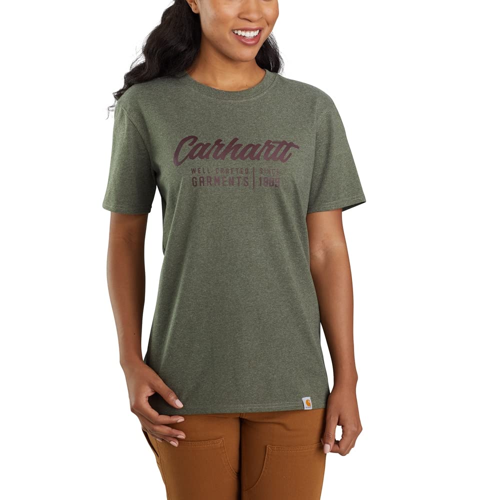 Carhartt Maglietta da lavoro da donna con patta sul petto