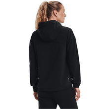 Carica l&#39;immagine nel visualizzatore di Gallery, Under Armour Felpa con cappuccio da donna a maniche lunghe con zip intera nera 8, Nero , 40

