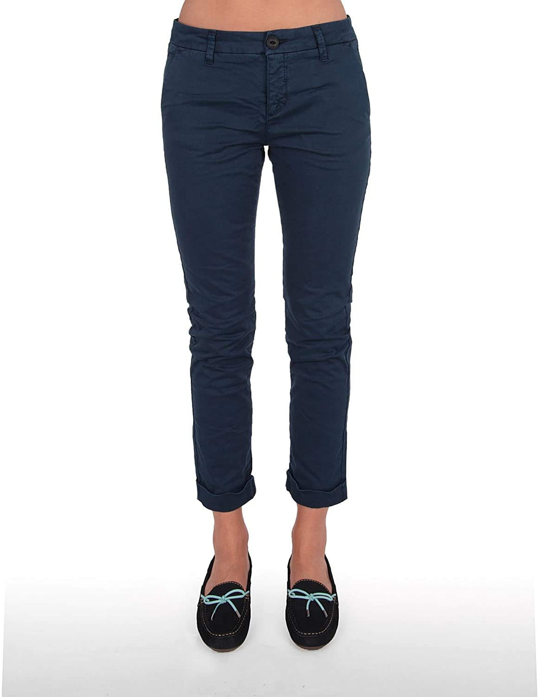 NORTH SAILS Pantaloni Donna in Cotone Karen Blu Marino