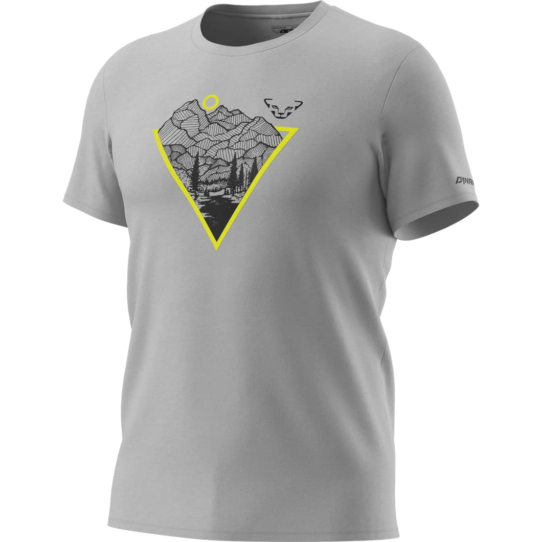 DYNAFIT Artist Series Co T-Shirt M Maglietta, Alloy/Lambda, M Uomo